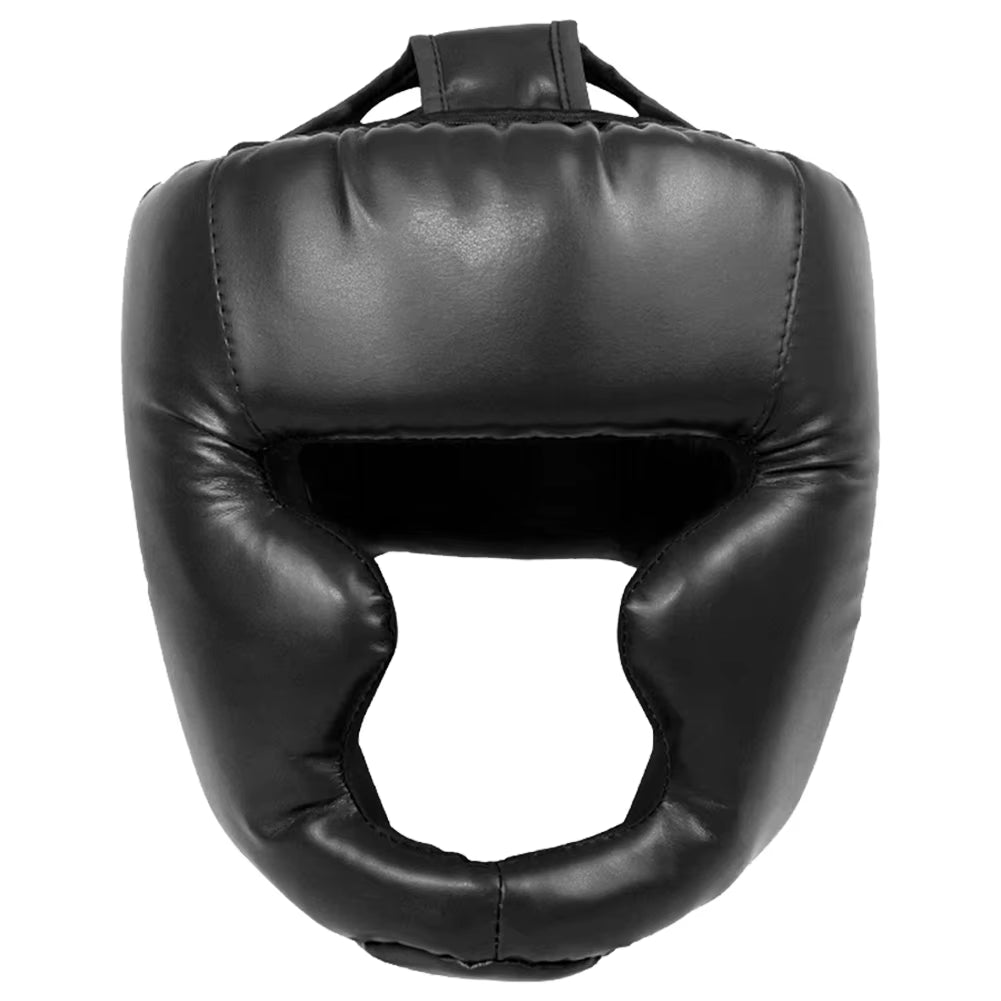 Full-Covered Thickened Boxing Helmet Karate Muay Thai Training Head Protector Training Sparring Safety Head Guard for Adult Kids