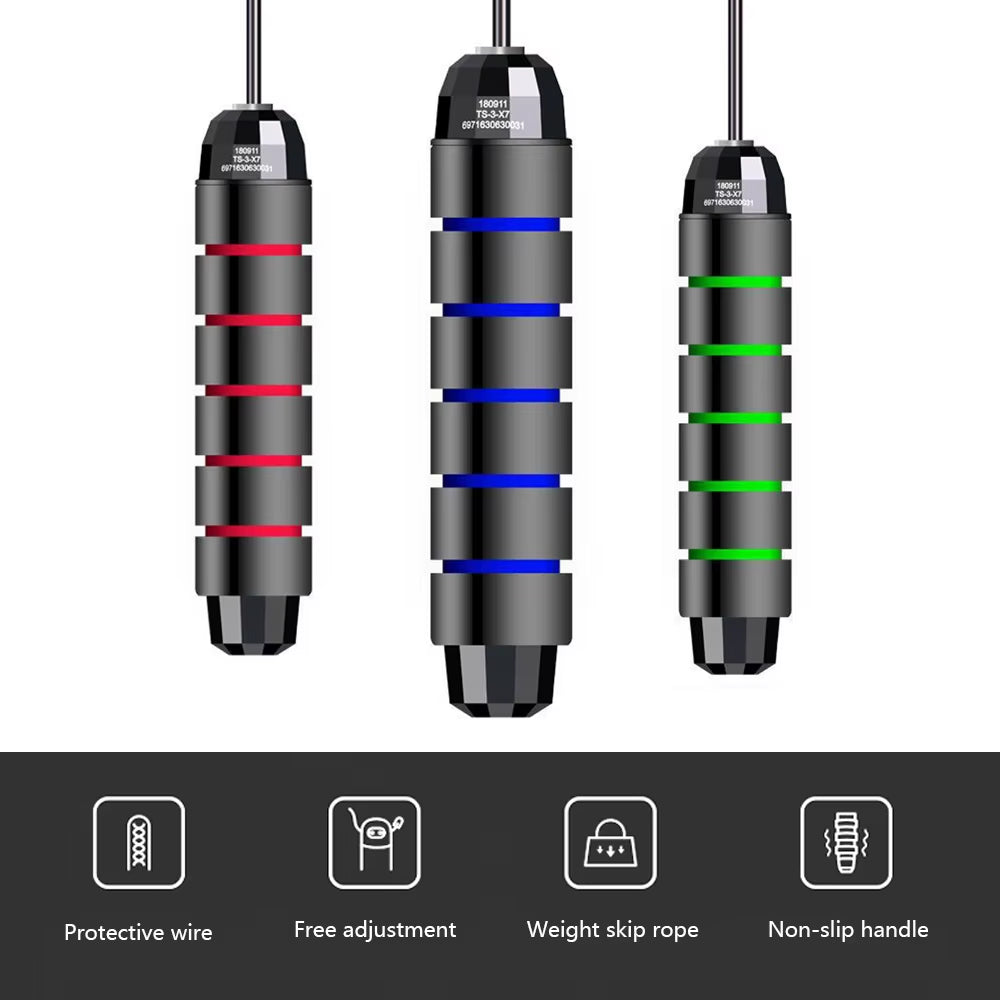 3M Bearing Jump Rope Tangle-Free Jumping Rope Speed Crossfit Cuerda Para Saltar Equipments Skipping Adjustable Skipping Rope