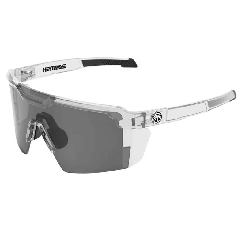 Heatwaves ANSI Z87+ Safety Polarized Sunglasses Visual Future Tech Lazer Face Stars & Stripes SOCOM Cases Sunglasses for Men & Trend Vintage Viral Designer Oversized Luxury for Travel with UV Protection Fishing Golf Case UV400 Square Conjoined Men Women